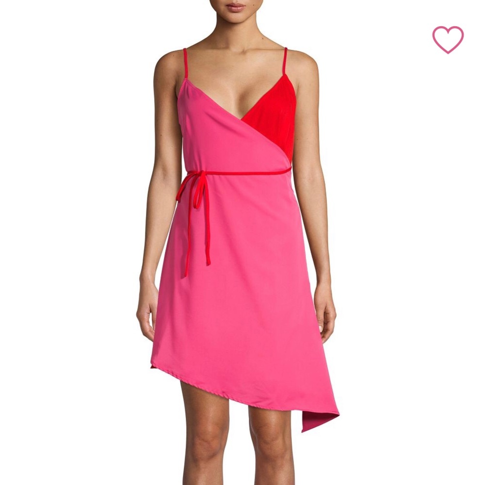 RENVY Colorblock Asymmetrical Dress *NWT
